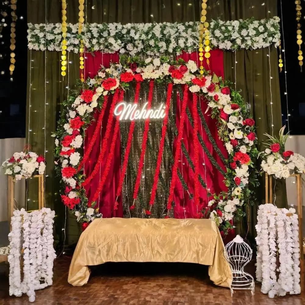 Royal Mehndi Decoration