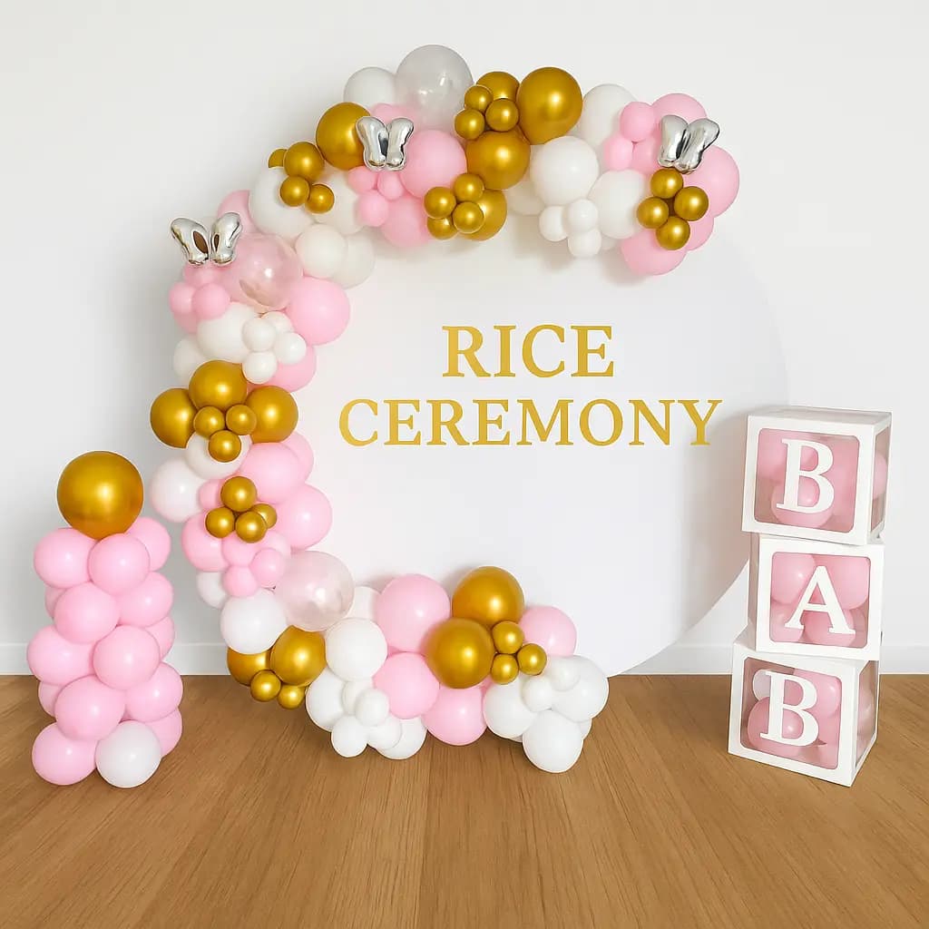 Mini Meals & Magic Rice Ceremony Setup