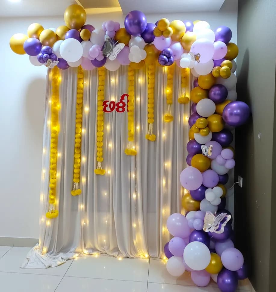 Chathi Celebration Balloon Decoration